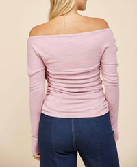 Wisteria Lane - Skies Off-shoulder Top