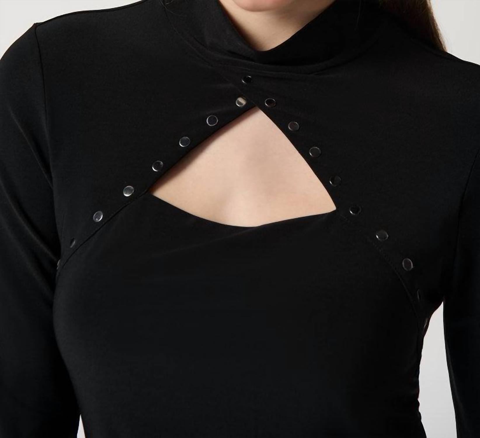 Joseph Ribkoff - Silky Knit Embellished Top