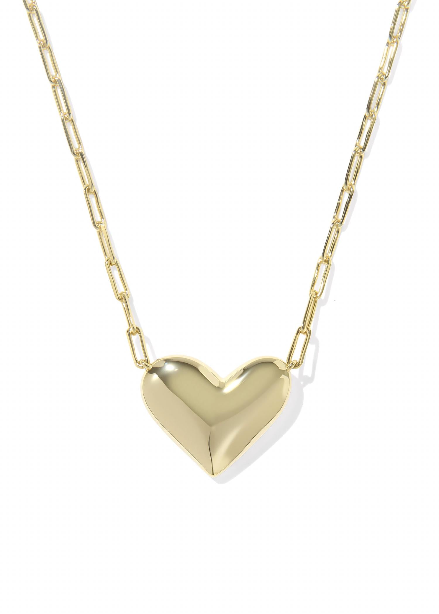Kendra Scott - Women's Ari Heart Statement Short Pendant Necklace