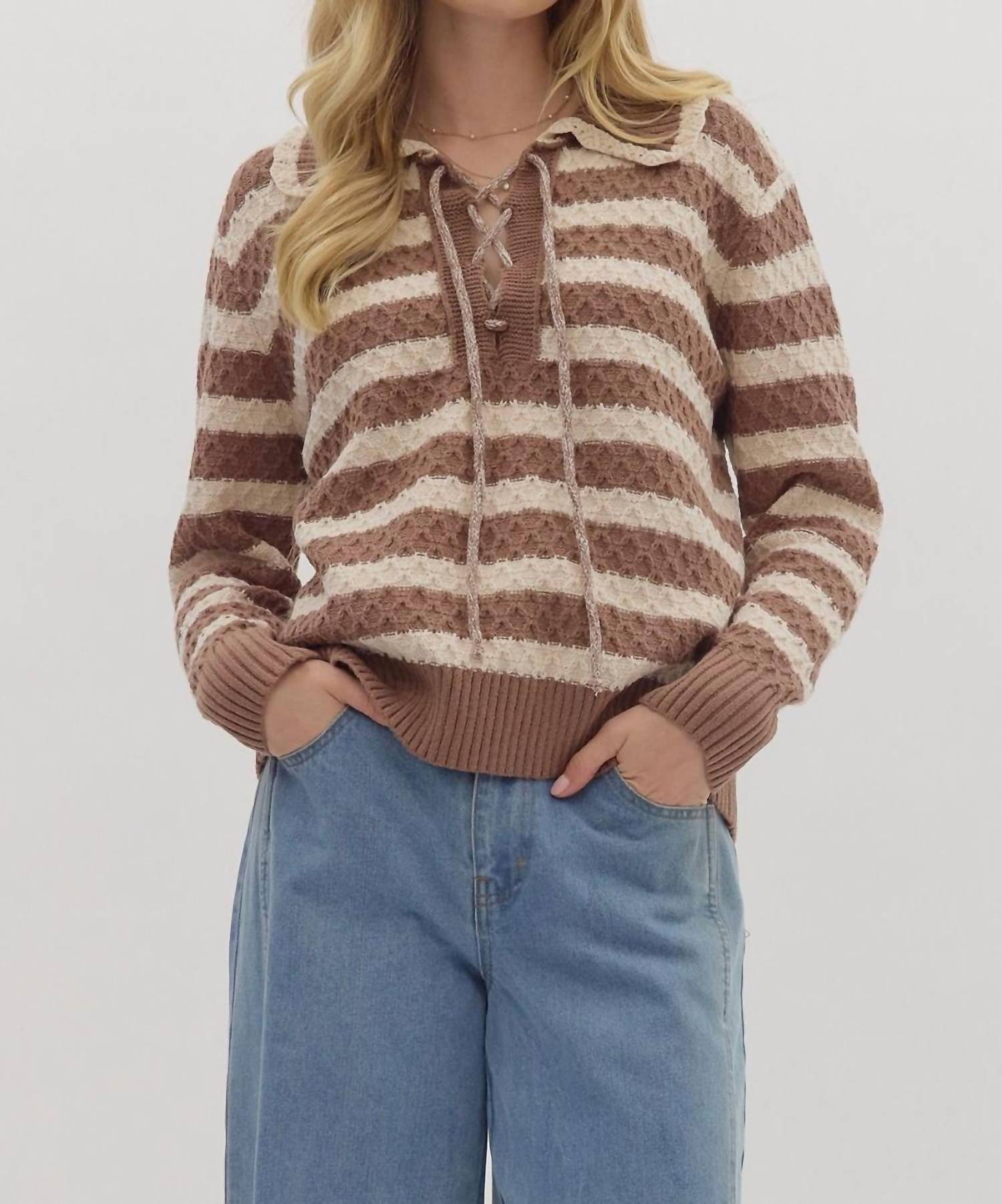 Entro - Stripes And Fun Sweater