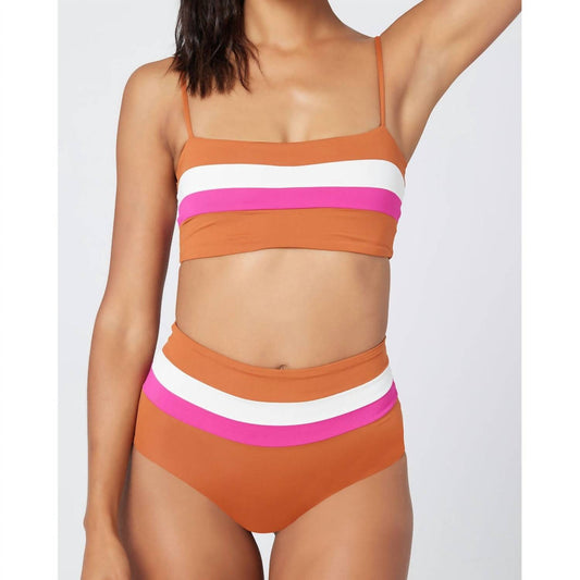 L*Space - Rebel Stripe Bikini Top