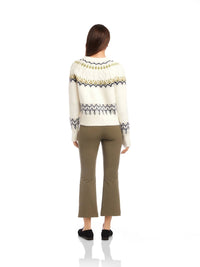 Fifteen Twenty - Astrid Fair Isle Cardigan Sweater