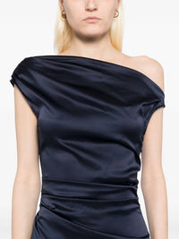 Staud - Phare Silk Off-the-shoulder Dress