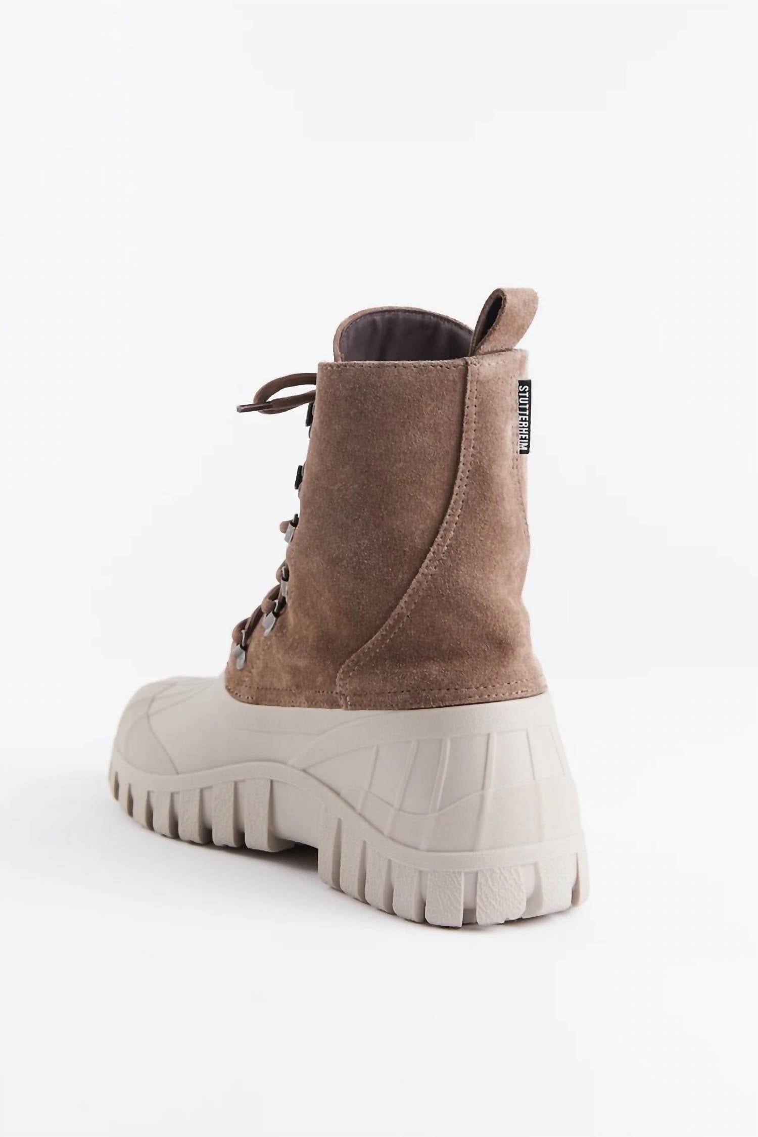 Stutterheim - Men's Patrol Suede Combat Boots