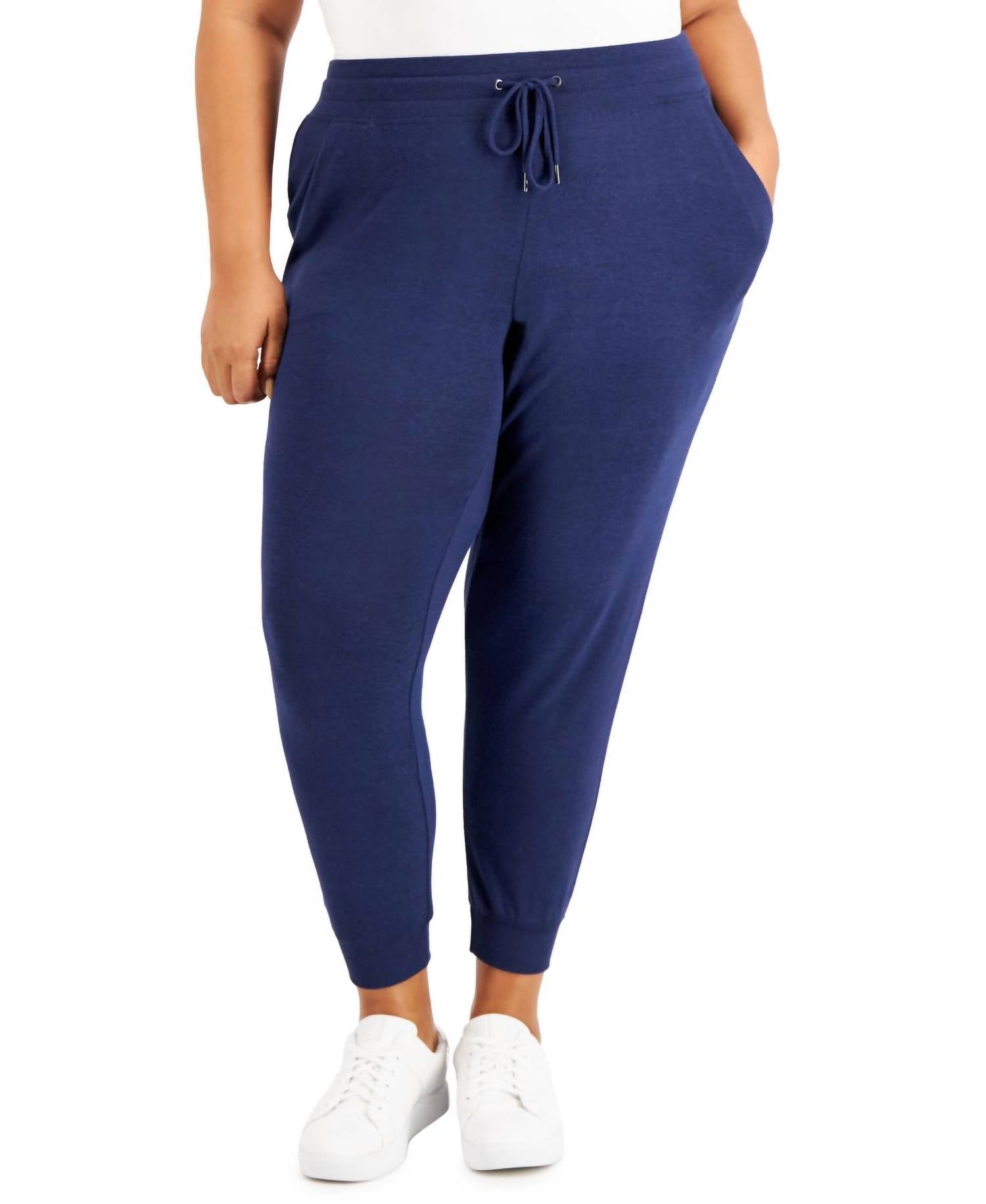 Ideology - Women's Drawstring Knit Joggers - Plus