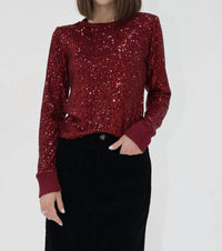 Another Love - Nessa Long Sleeve Sequin Top