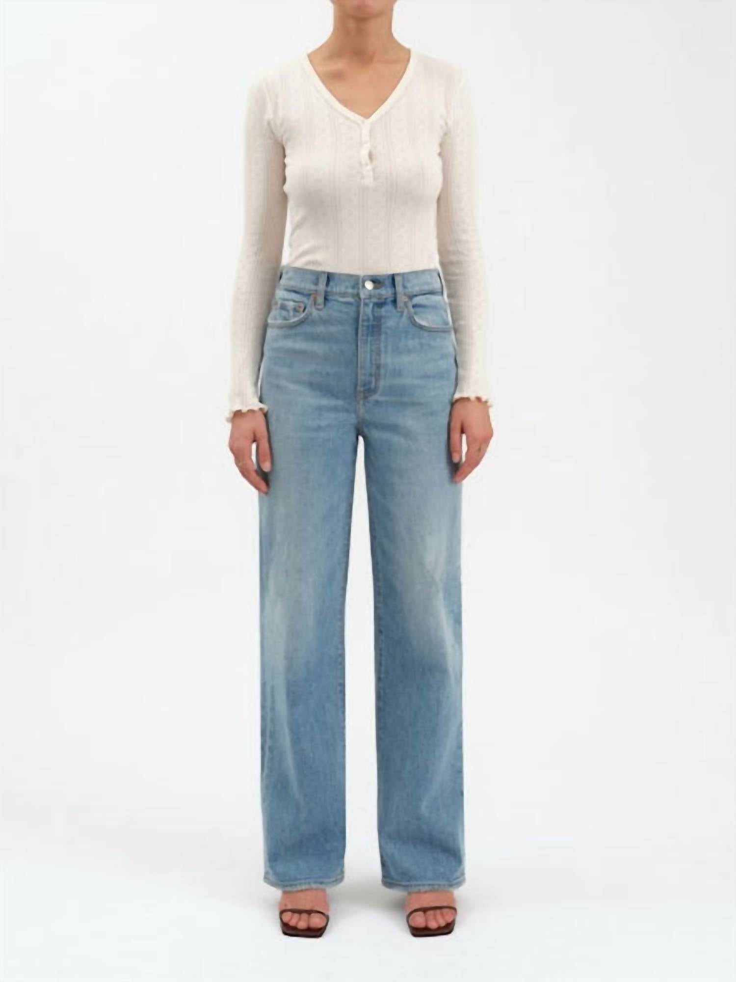 DAZE City Straight High Rise Jeans in be mine vintage - women's jeans