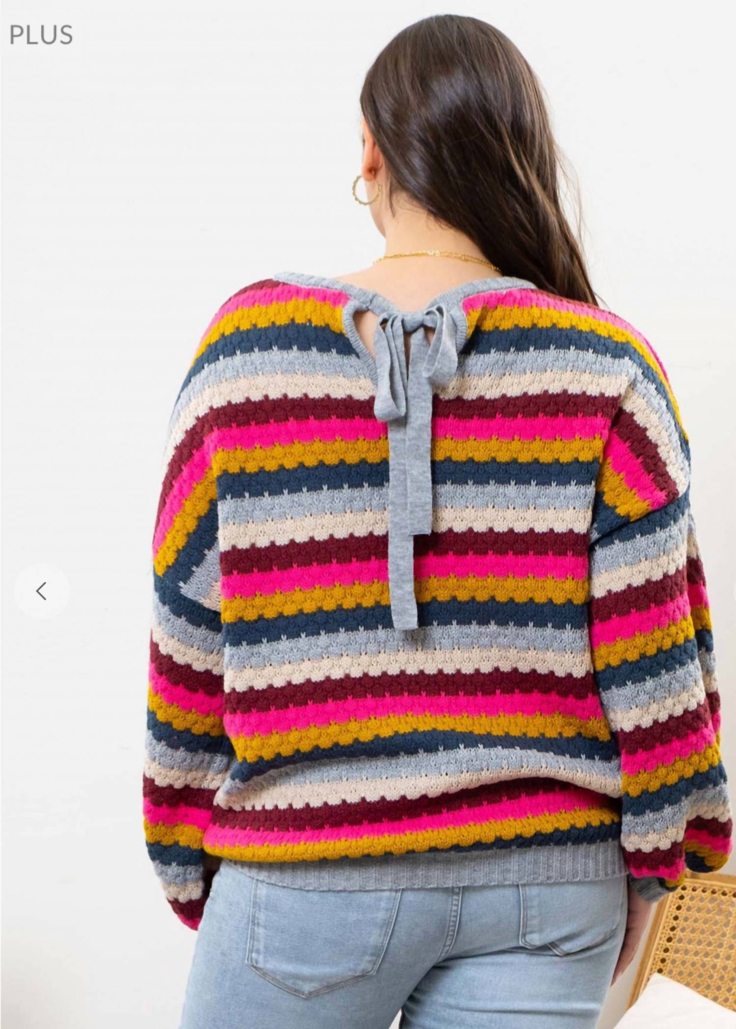 Perch - Stripe Sweater - Plus