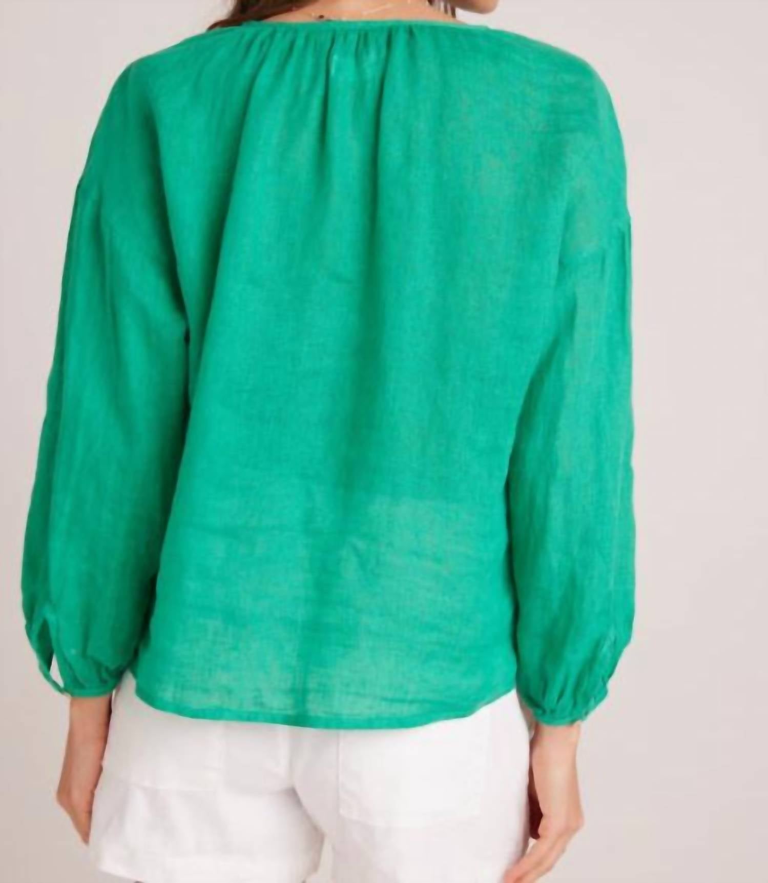 Bella Dahl - Shirred Neck Blouse