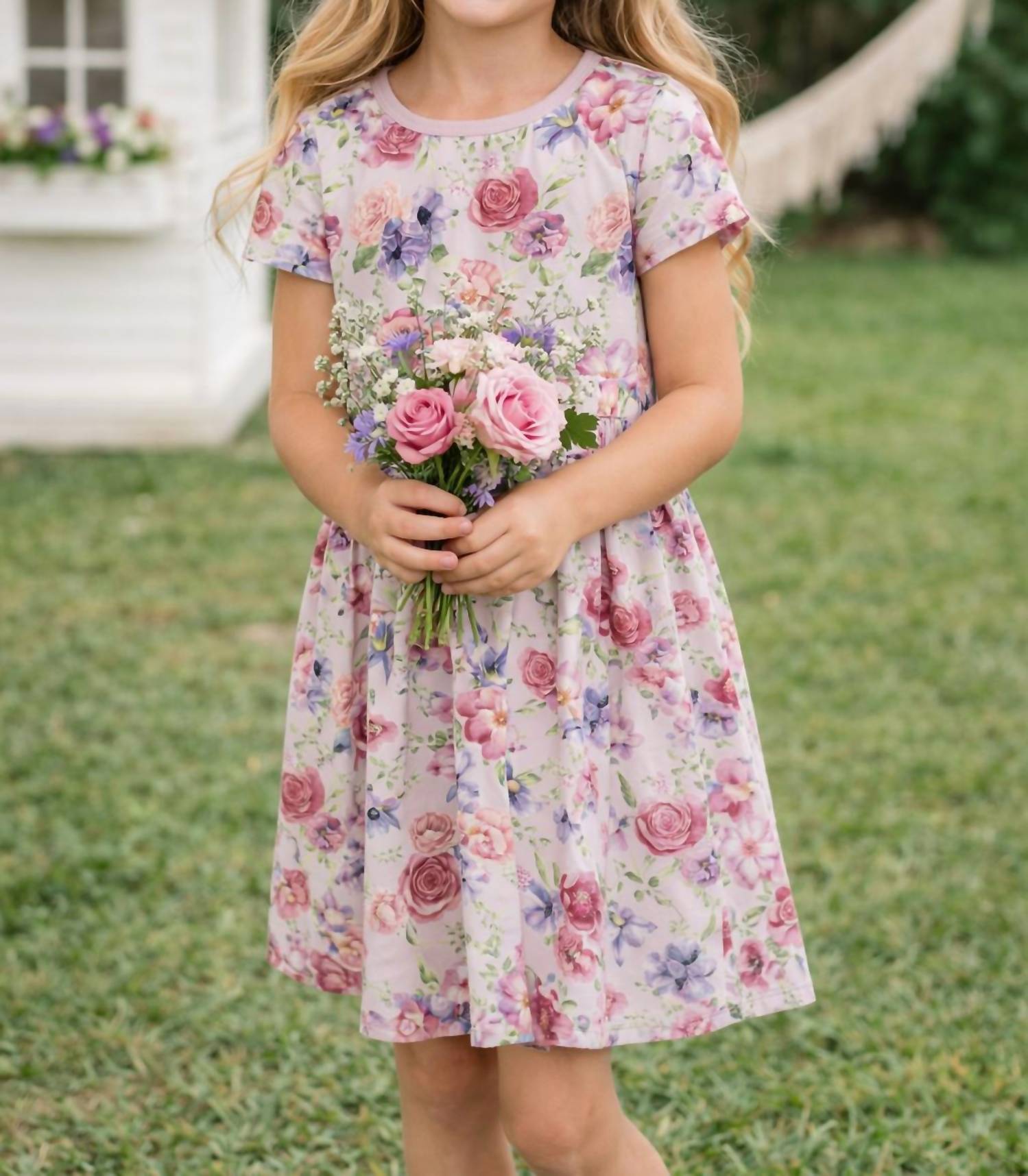 Kickee - Kids Flutter Sleeve Twirl Dress