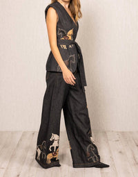Ranna Gill - Vega Belted Waist Coat