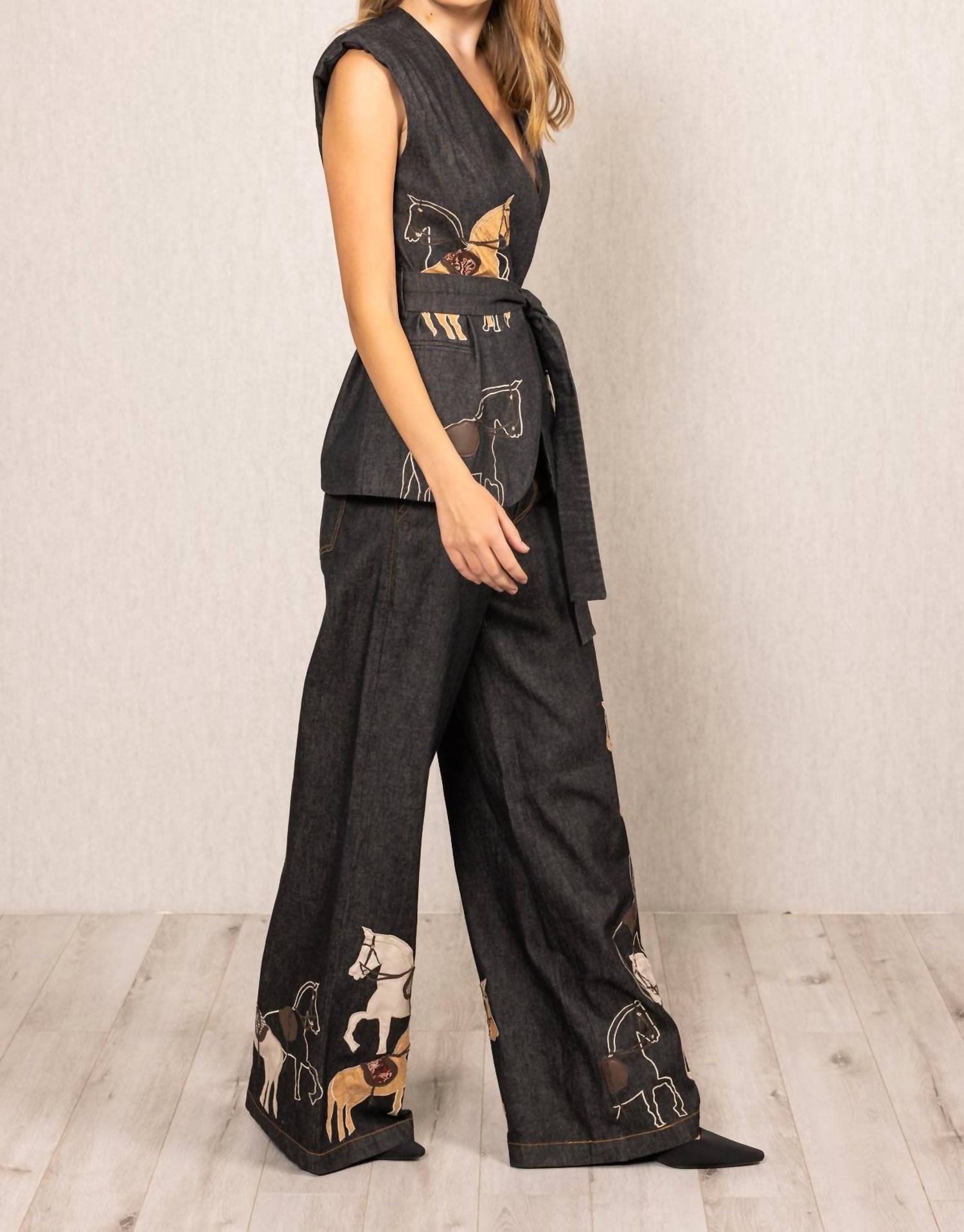 Ranna Gill - Vega Belted Waist Coat