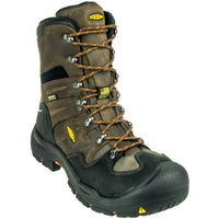 Keen Men's Coburg Waterproof Steel Toe Hiking Work Boots in brown - men's boots