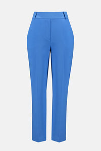 Joseph Ribkoff Stretch Slim-fit Cropped Pant in blue - women's pants - view 5