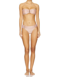 Pq Swim - Dazzle Detail Fanned Bikini Bottom