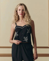 The Great. - Weekend Tank With Hanky Embroidery