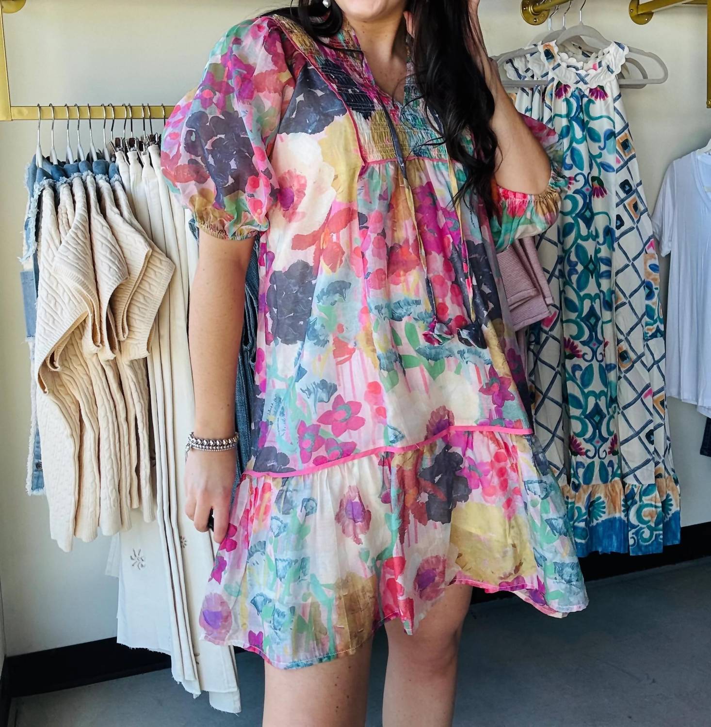 Umgee - Women's Babydoll Dress