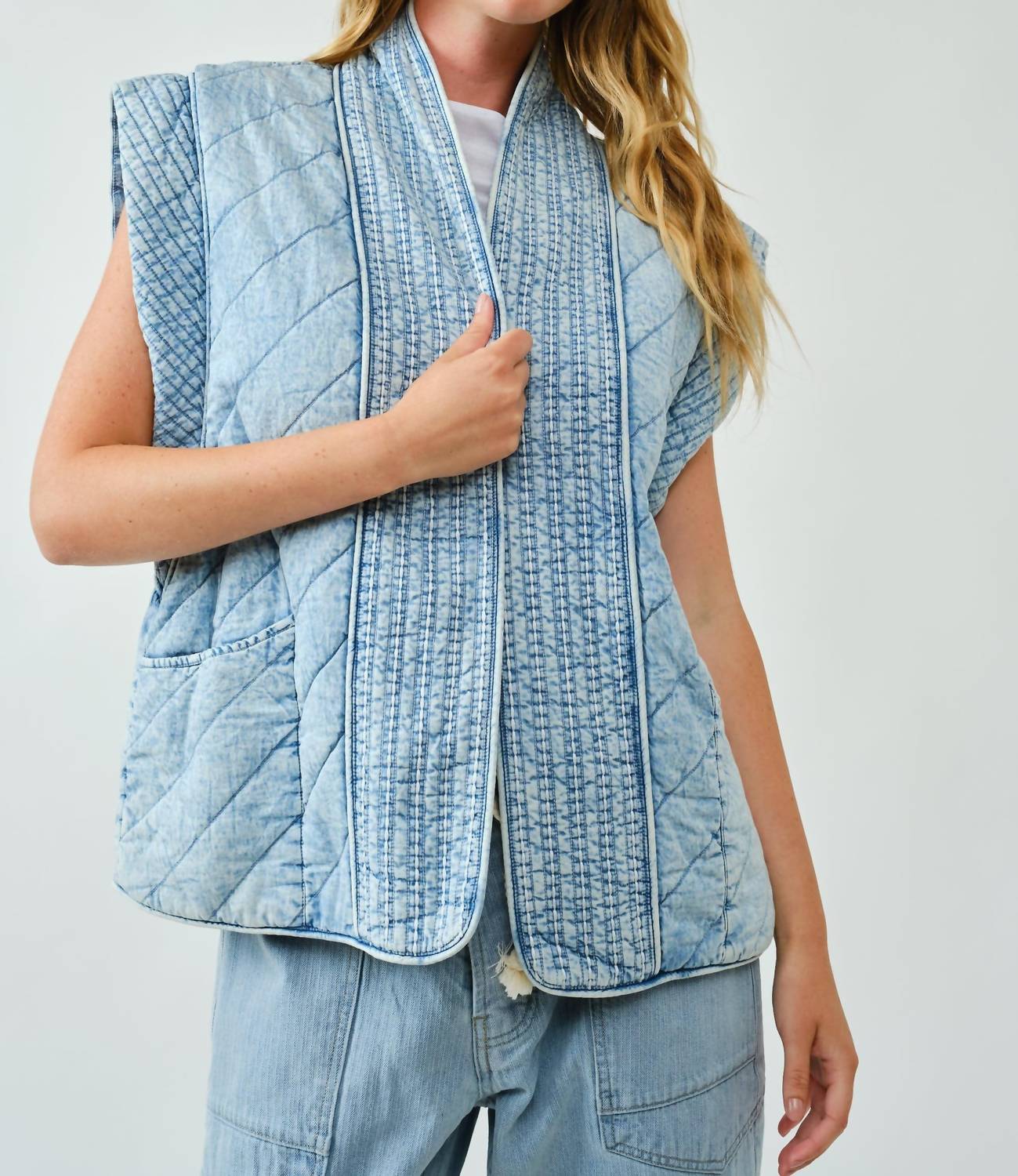 Aaron & Amber - Mariana Oversized Quilted Vest