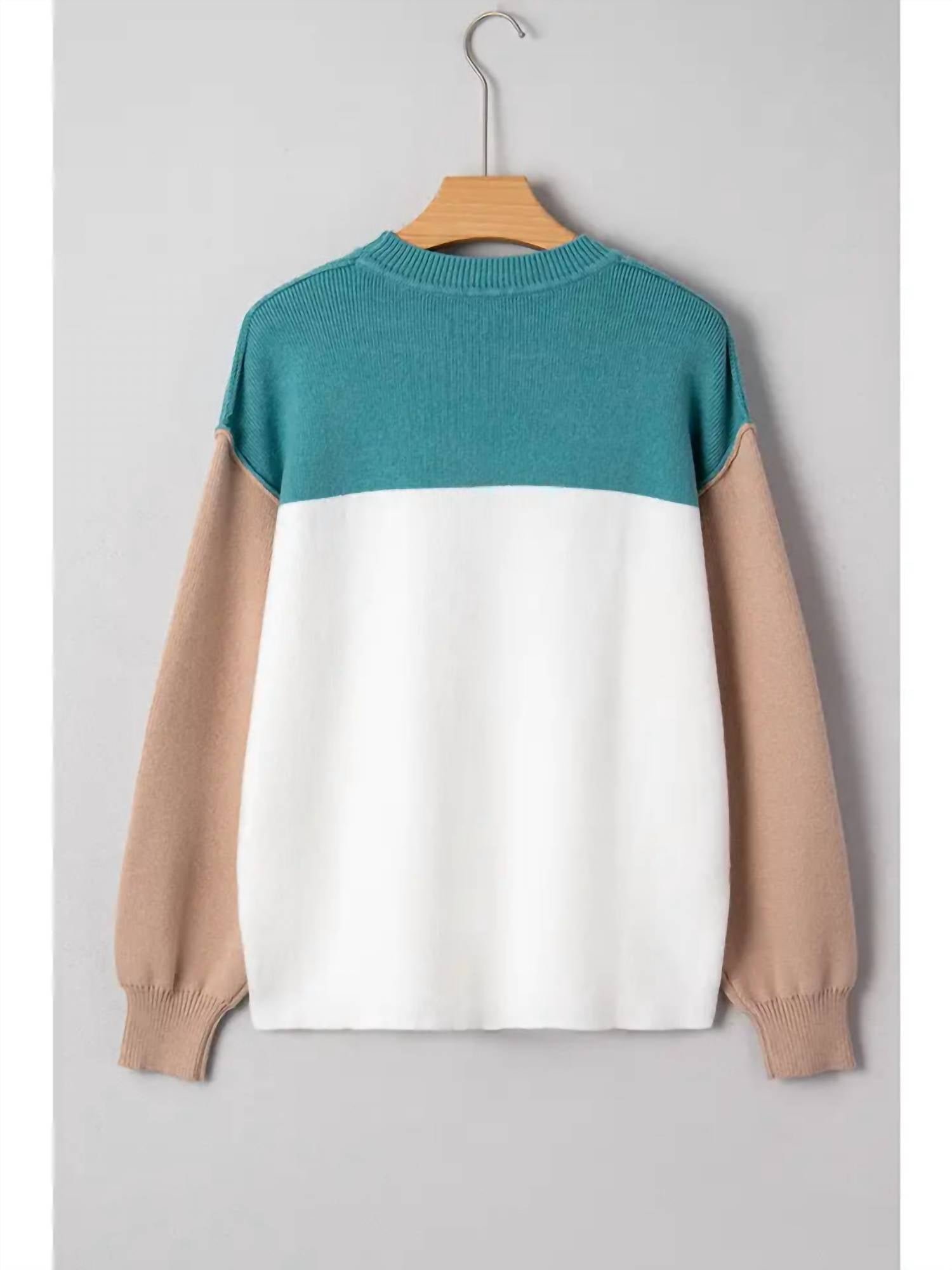 La Society - Color Block Sweater