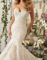 Morilee - Embroidered Appliques And Edging Dress