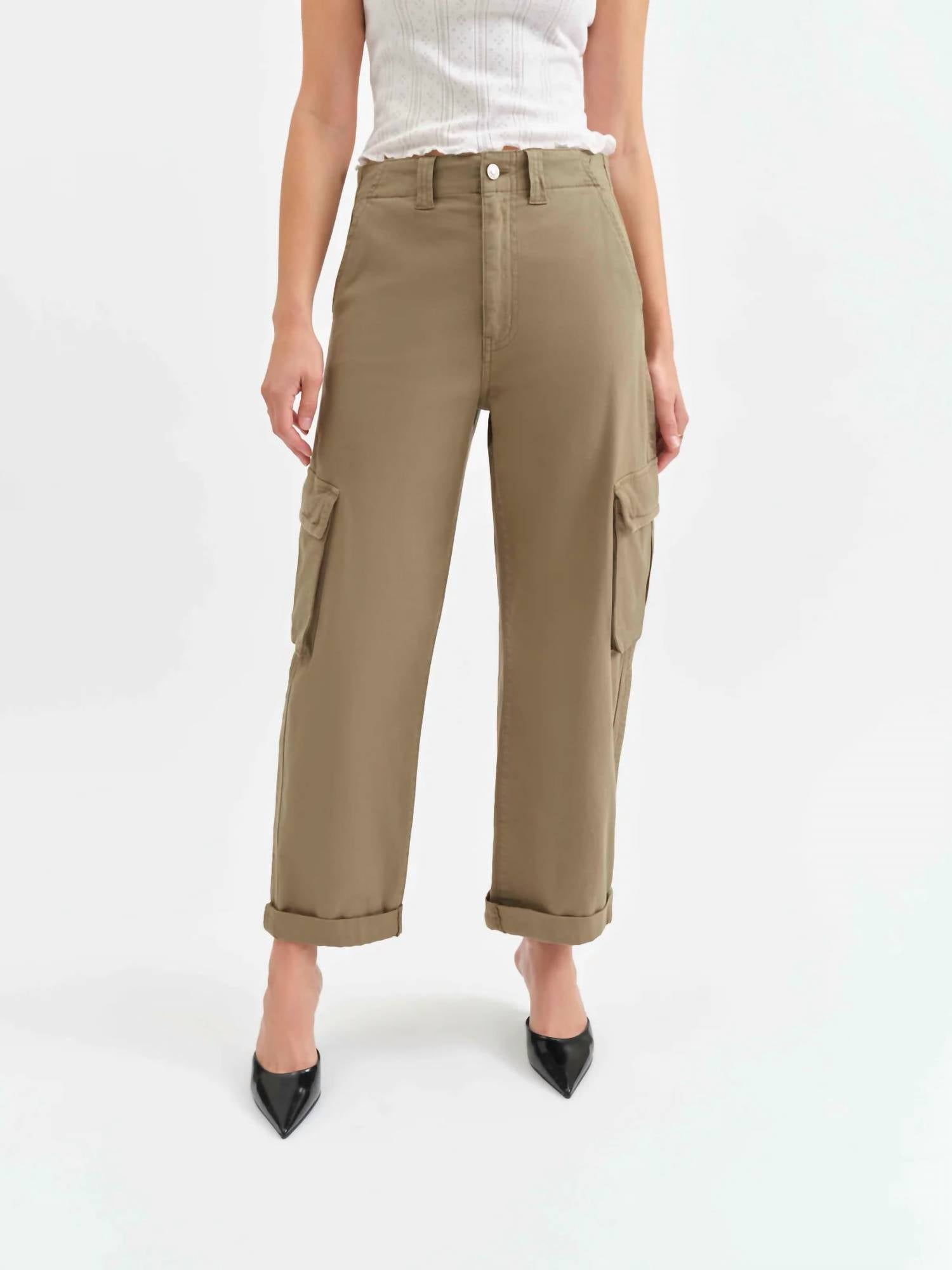 DAZE Squad Cargo Pant in thicket - women's pants - view 4