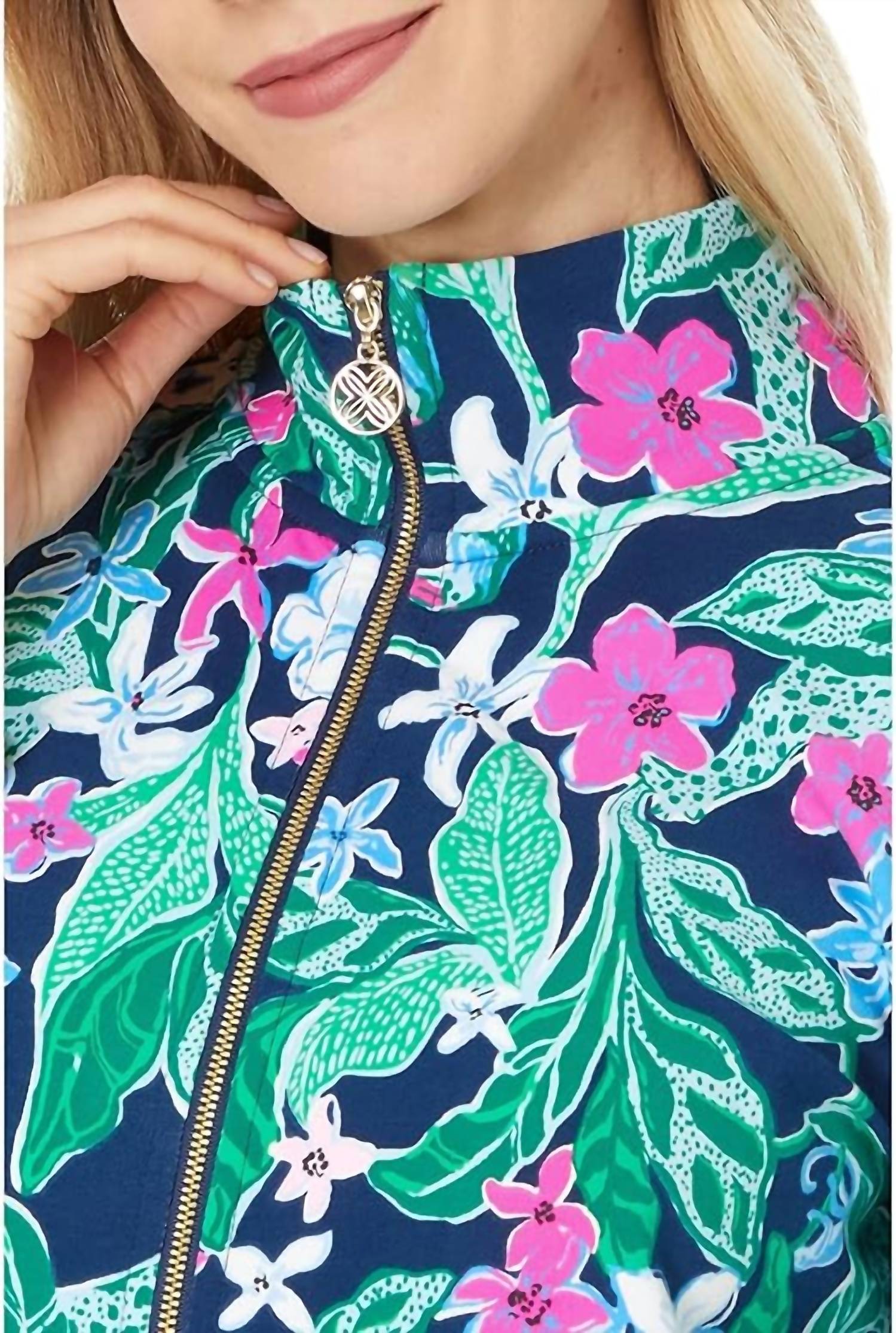 Lilly Pulitzer - Leona Upf 50+ Zip-up Jacket