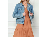 Veveret - Cropped Jacket With Asymmetric Seam