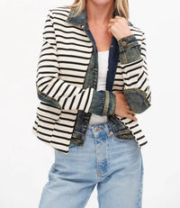 Six/Fifty - Veronica Mixed Media Blazer