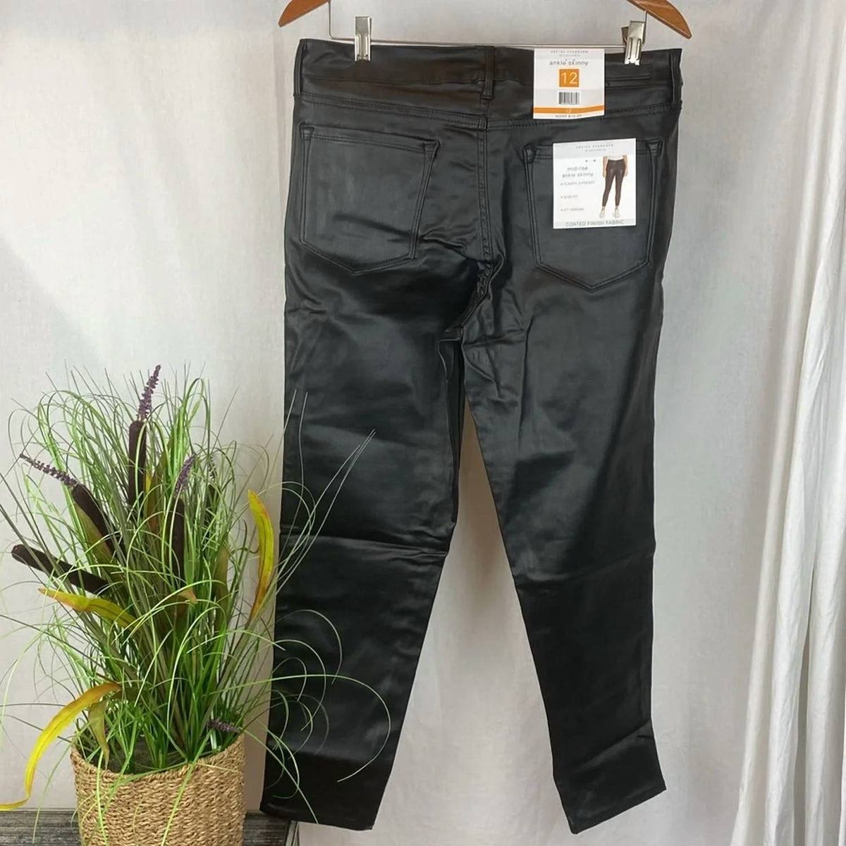 Sanctuary - Social Standard Coated Mid Rise Pants