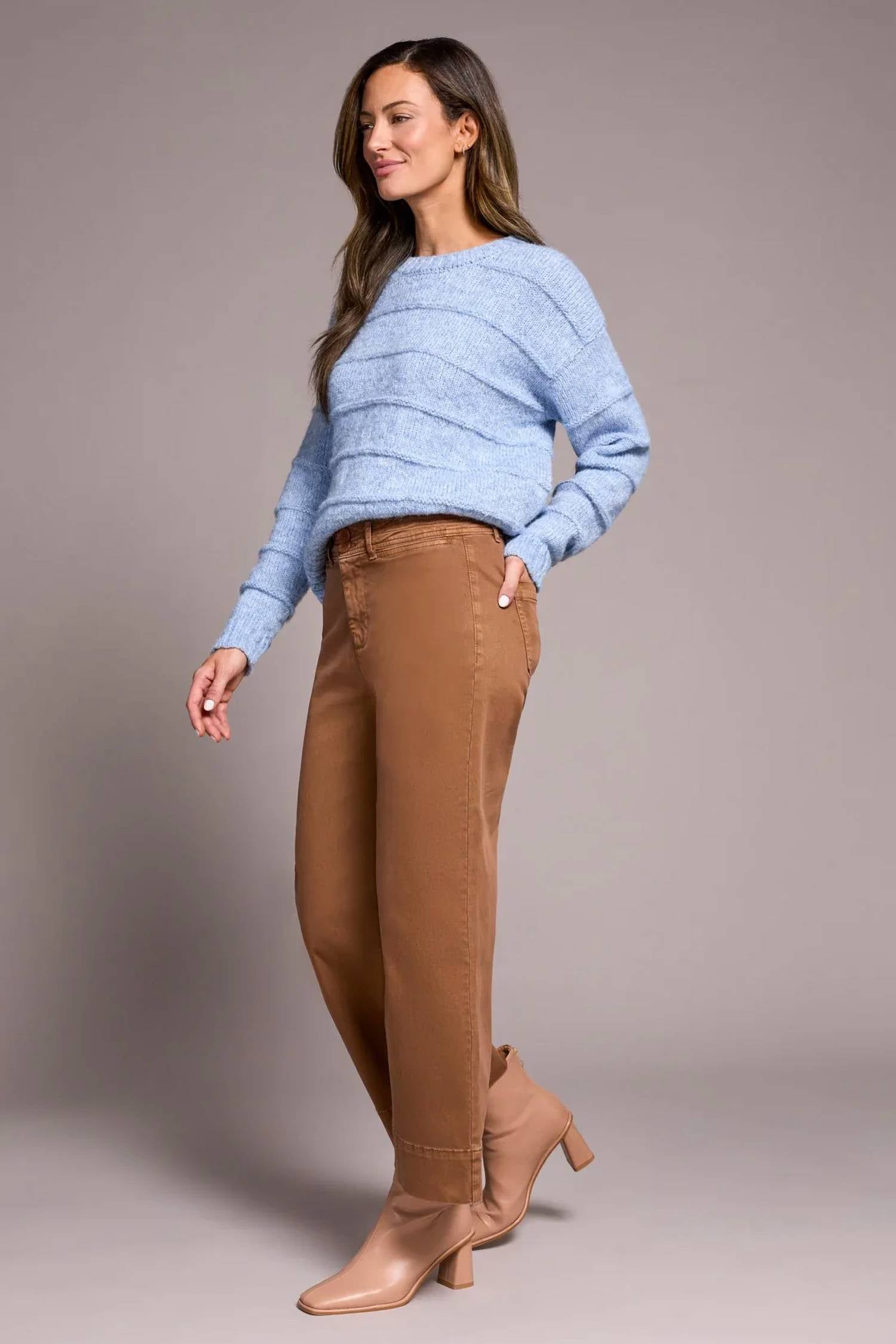 Tribal - Callie Comfort Stretch High Rise Palazzo Pants