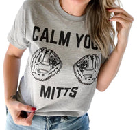 Fox & Owl Apparel - Calm Your Mitts Baseball Tee