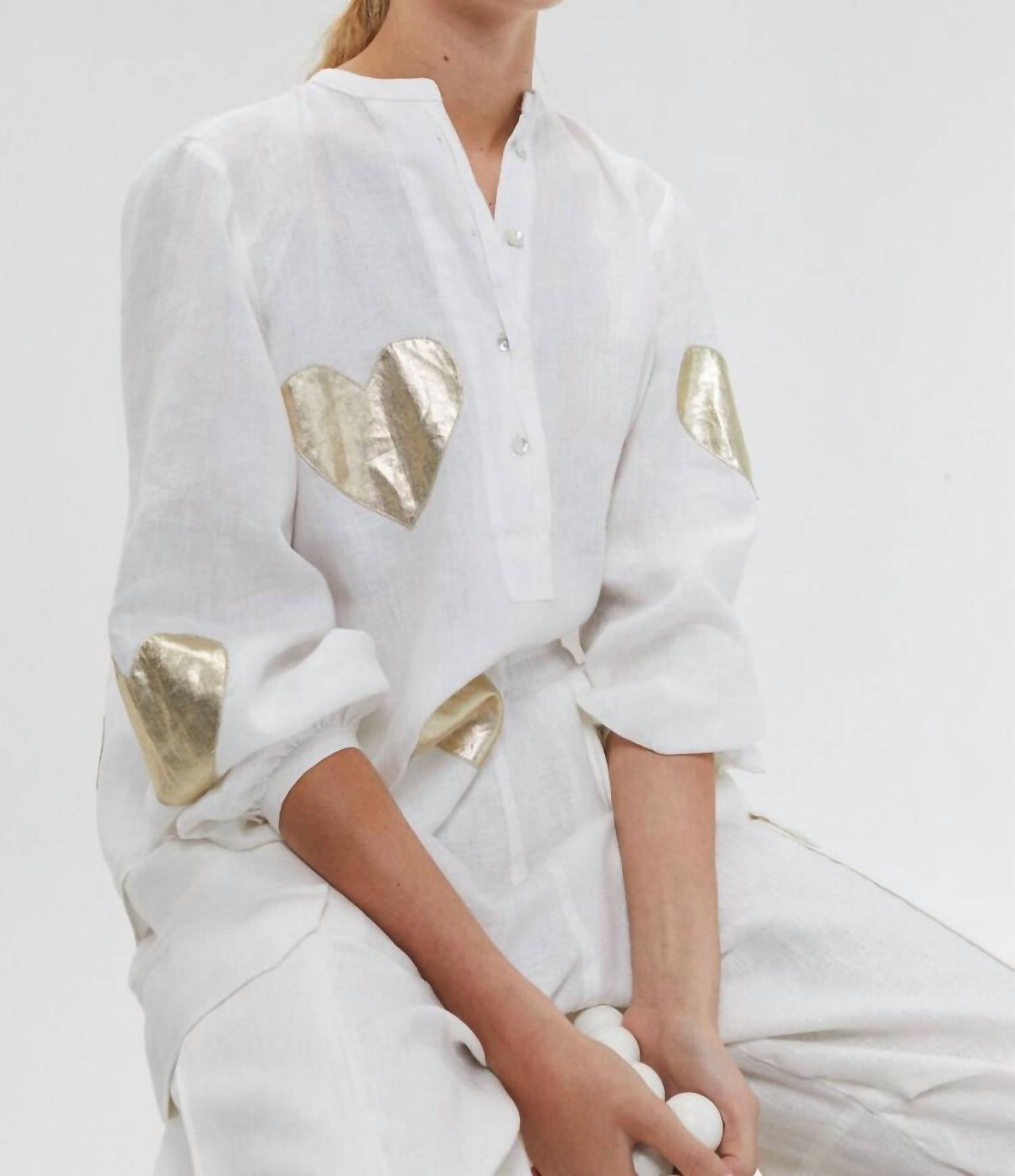 Lanhtropy - Cupid Linen Long Sleeve Shirt