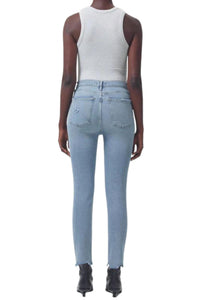 Agolde - Nico High Rise Slim Fit In Rooted