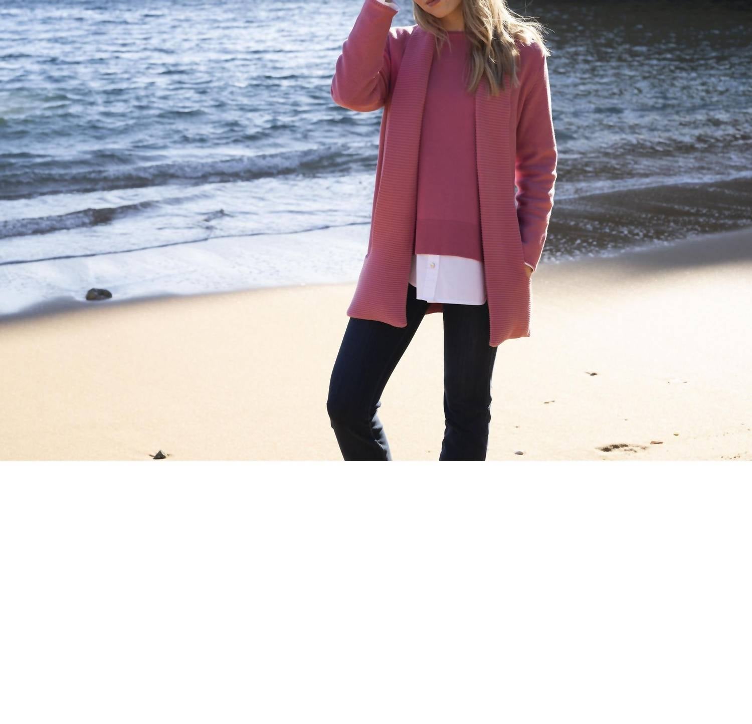 Marble - Multi-Knit Cardigan