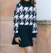 Abel & Lula - Sweater With Pleated Skirt Set