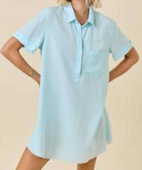 Day + Moon - Washed Tencel Shirtdress