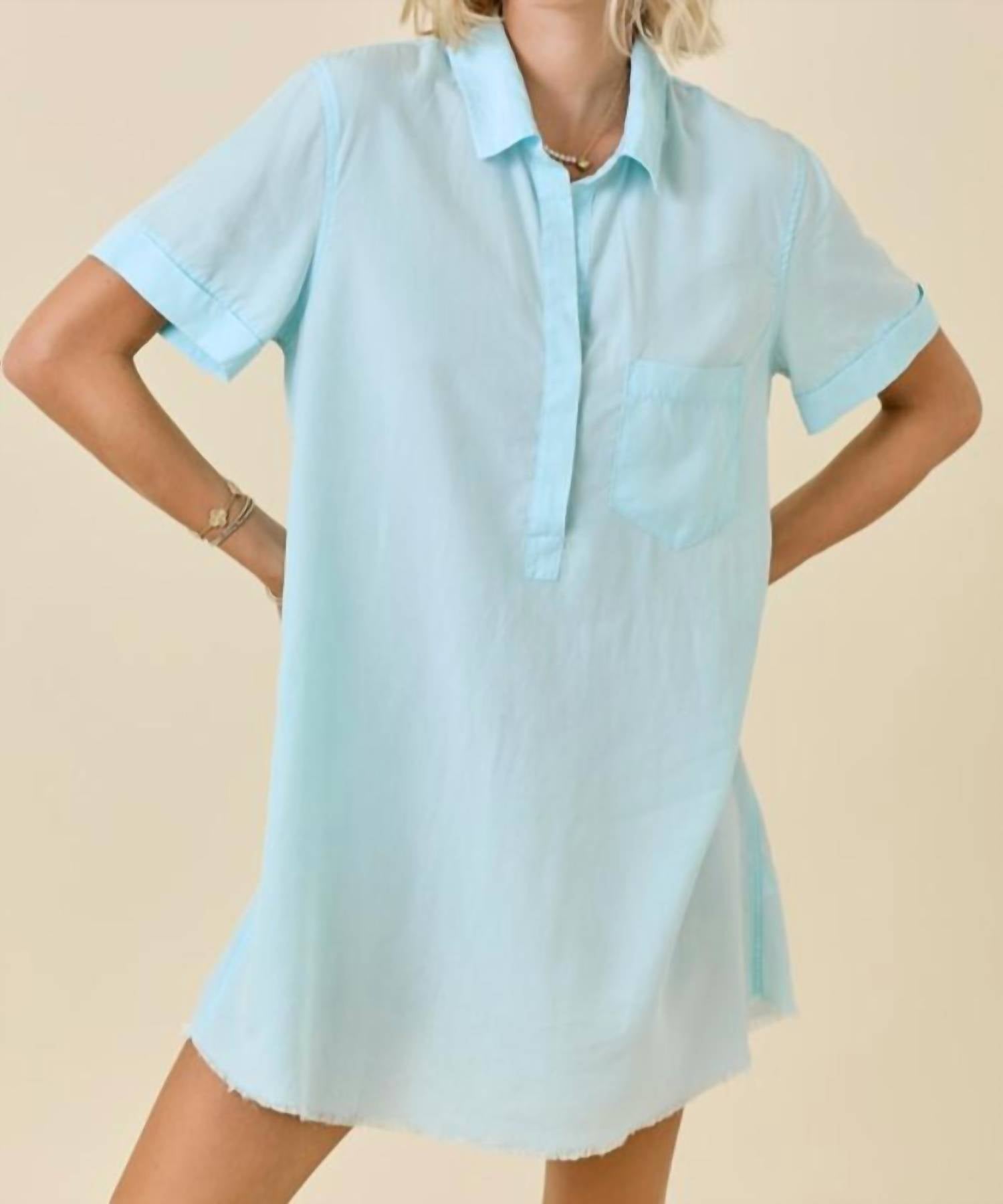 Day + Moon - Washed Tencel Shirtdress