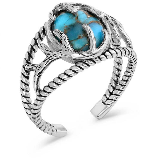 Montana Silversmiths - Women's Turquoise Embrace Open Ring