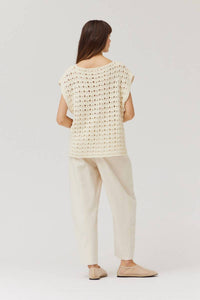 Grade & Gather - Cotton Crochet Top