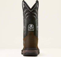 Ariat - Men's Workhog Xt Bolt Skull Waterproof Square Toe Pull-on Work Boot