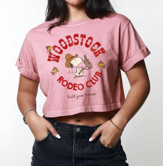 Girl Dangerous - Woodstock Rodeo Club Cropped Graphic Tee