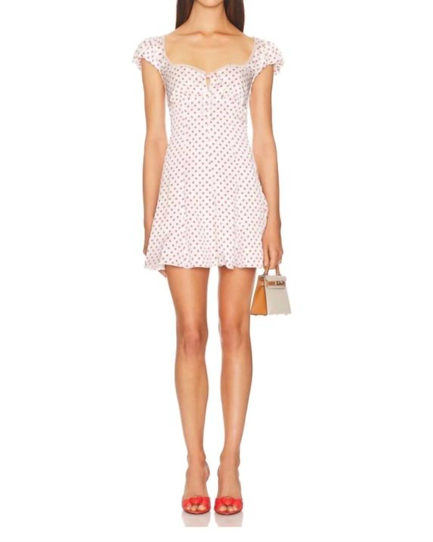 Loveshackfancy - Avine Polka Dot Mini Dress