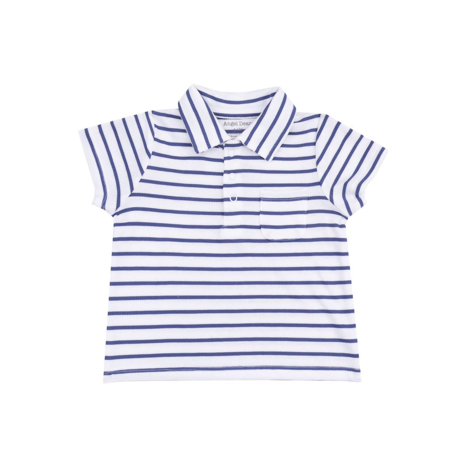 Angel Dear - Rib Shirt & French Terry Short Set