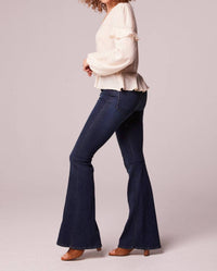 B.O.G. Collective - Sandy Ruffle Long Sleeve Button Blouse