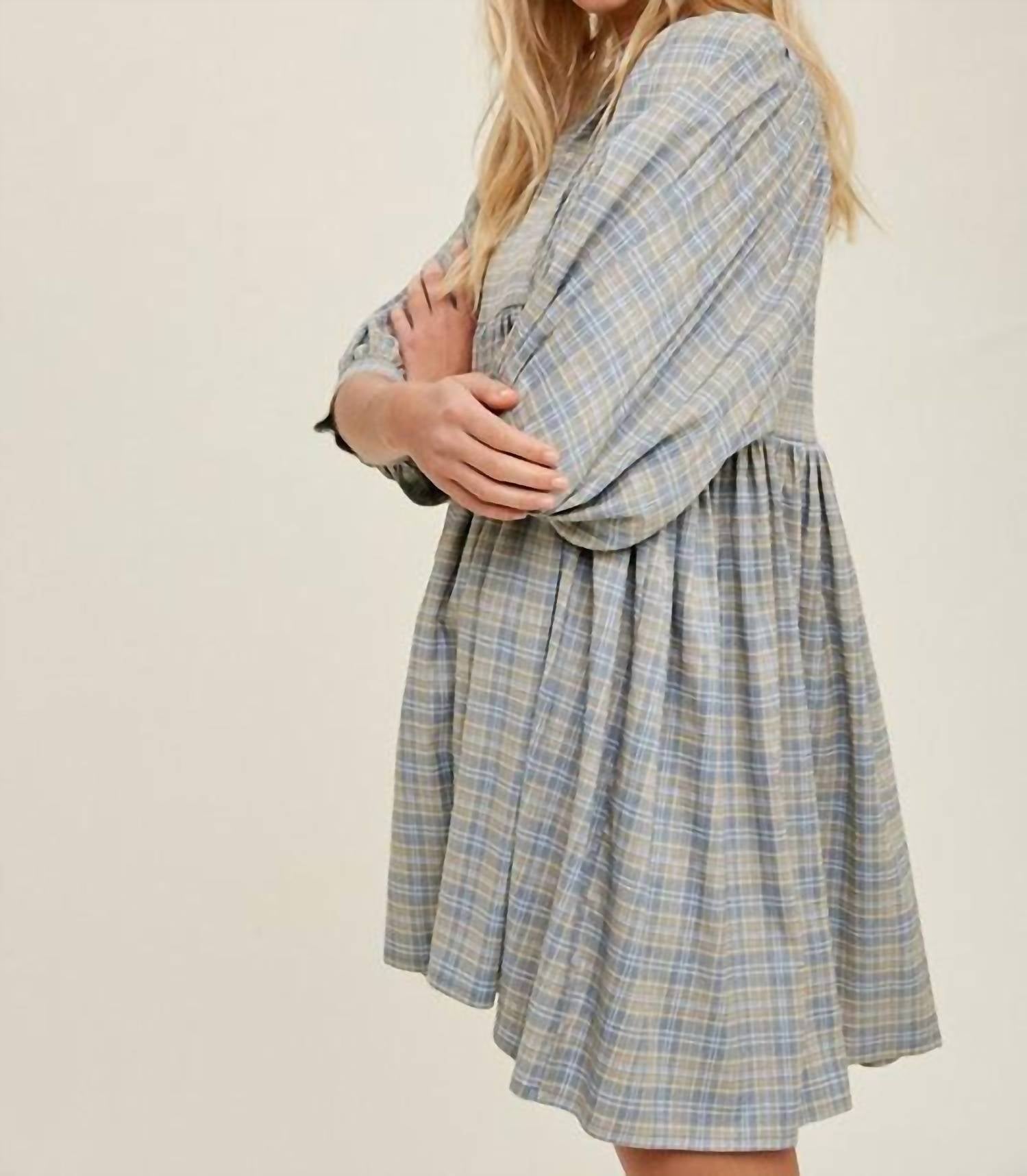 Wishlist - Melinda Puff Sleeve Mini Dress