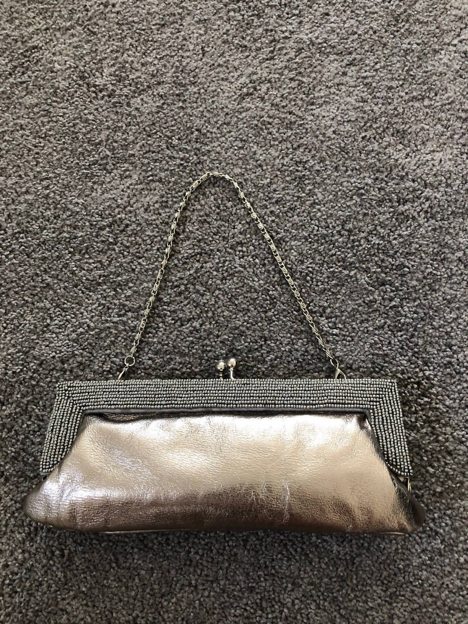 Carlo Fellini - Women's Beaded Clutch Purse Handbag