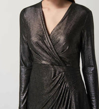 Joseph Ribkoff - NOVELTY KNIT LONG SLEEVE SHEATH DRESS