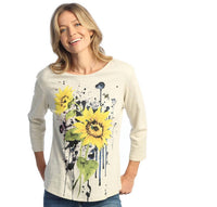 Jess & Jane - Cameo Printed Cotton Top