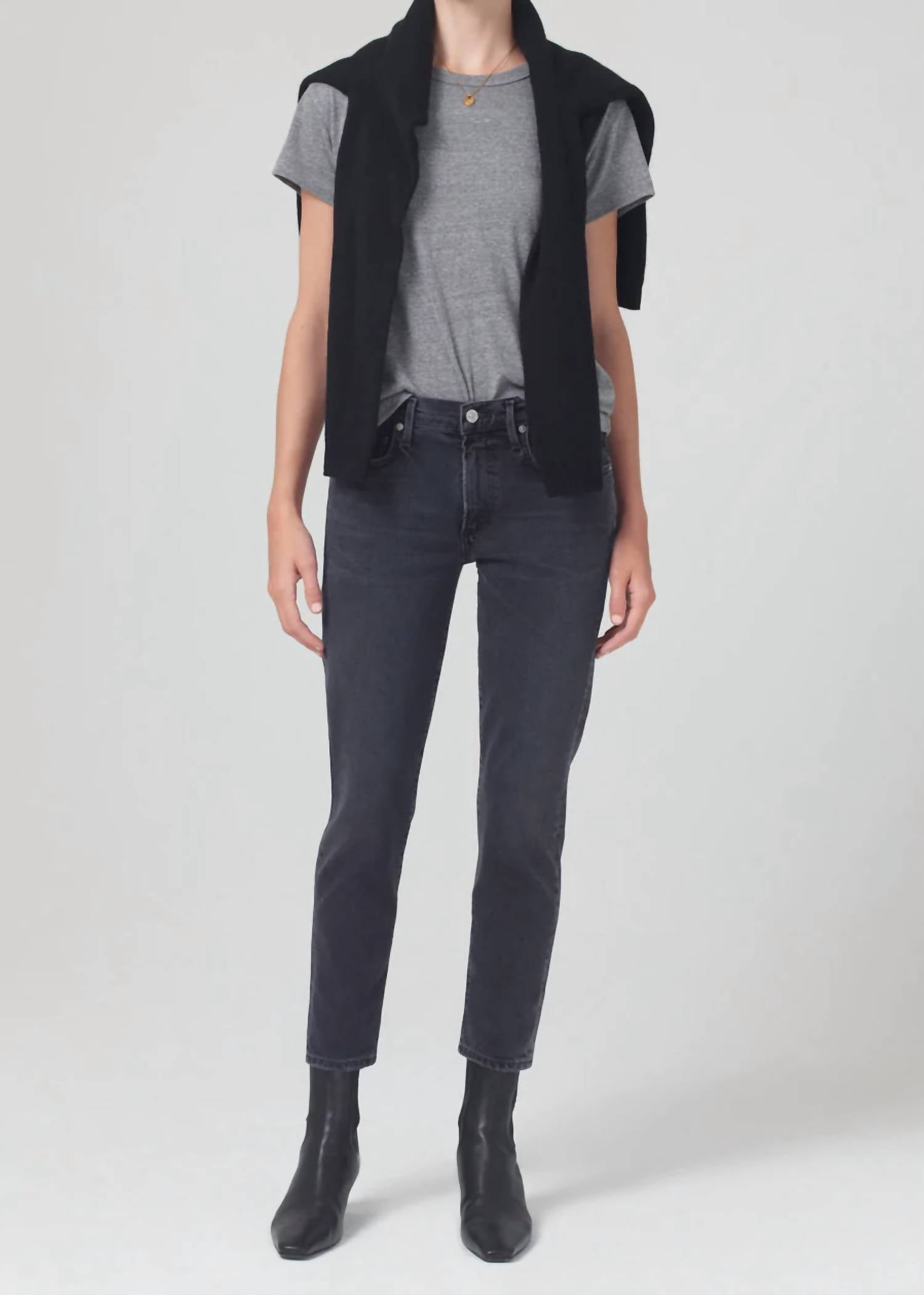 Citizens Of Humanity - Ella Mid Rise Slim Crop Jean
