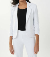 Joseph Ribkoff Quarter Sleeve Blazer in white - women's jacket